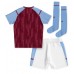 Aston Villa Replika Babytøj Hjemmebanesæt Børn 2023-24 Kortærmet (+ Korte bukser)